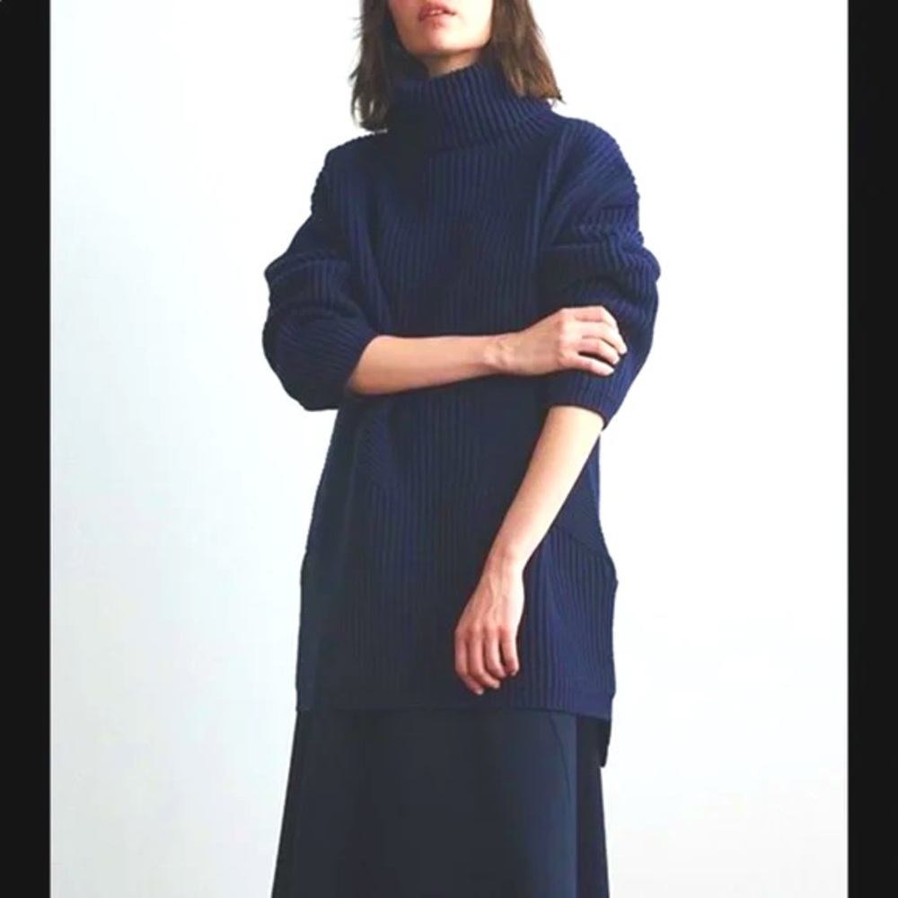 Thakoon Chunky Lambswool Turtleneck Sweater
